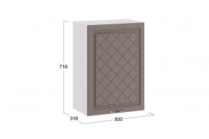 Кухонный гарнитур Бьянка длиной 150 см Белый, Дуб серый