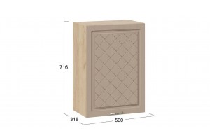 Кухонный гарнитур Бьянка длиной 150 см Дуб Крафт золотой, Дуб кофе