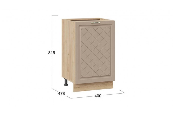 Кухонный гарнитур «Бьянка» длиной 150 см Дуб Крафт золотой, Дуб кофе