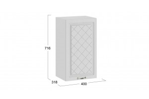 Кухонный гарнитур Бьянка длиной 160 см со шкафом НБ Белый, Дуб белый