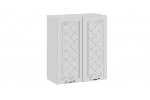 Кухонный гарнитур Бьянка длиной 220 (160) см Белый, Дуб белый