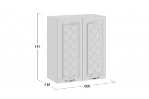 Кухонный гарнитур Бьянка длиной 220 (160) см Белый, Дуб белый