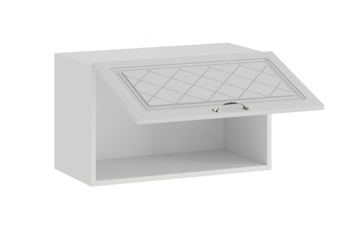 Кухонный гарнитур «Бьянка» длиной 220 (160) см Белый, Дуб белый, Дуб серый