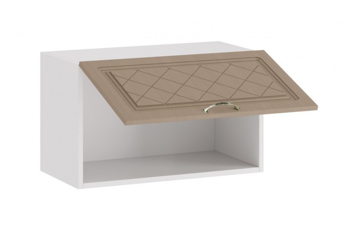 Кухонный гарнитур «Бьянка» длиной 220 (160) см Белый, Дуб кофе