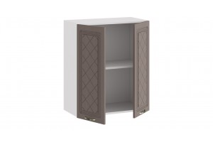 Кухонный гарнитур Бьянка длиной 220 (160) см Белый, Дуб серый