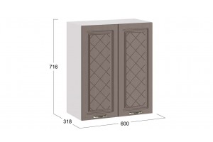 Кухонный гарнитур Бьянка длиной 220 (160) см Белый, Дуб серый