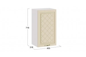 Кухонный гарнитур Бьянка длиной 160 см Белый, Дуб ваниль, Дуб кофе