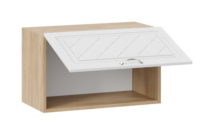 Кухонный гарнитур «Бьянка» длиной 220 (160) см Дуб Крафт золотой, Дуб белый, Дуб серый