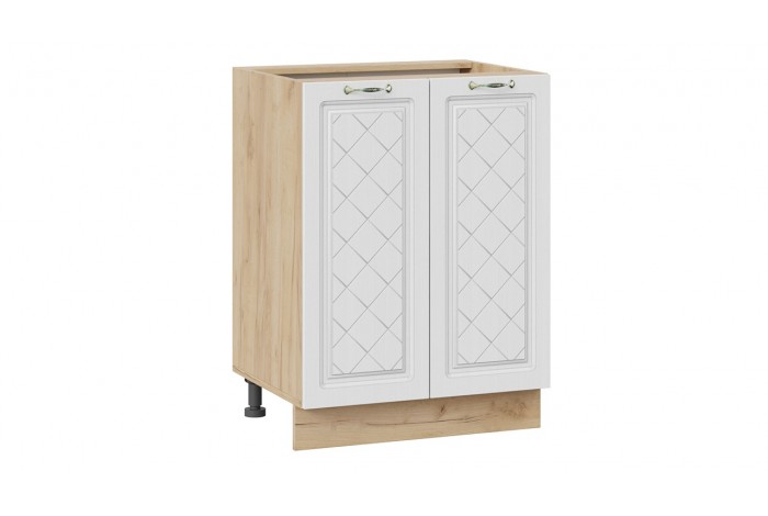 Кухонный гарнитур «Бьянка» длиной 180 см Дуб Крафт золотой, Дуб белый