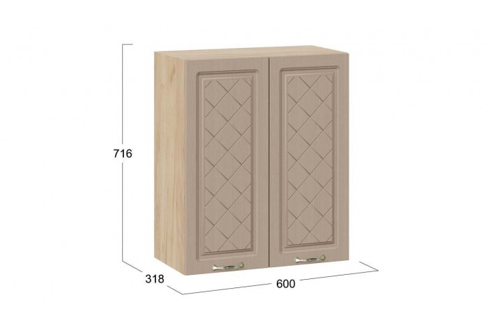 Кухонный гарнитур «Бьянка» длиной 160 см со шкафом НБ Дуб Крафт золотой, Дуб кофе