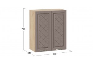 Кухонный гарнитур Бьянка длиной 220 (160) см Дуб Крафт золотой, Дуб серый