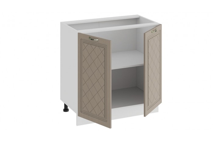 Кухонный гарнитур «Бьянка» длиной 180 см Белый, Дуб ваниль, Дуб кофе