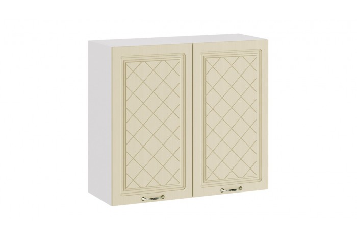 Кухонный гарнитур «Бьянка» длиной 180 см Белый, Дуб ваниль, Дуб кофе