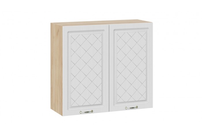 Кухонный гарнитур «Бьянка» длиной 180 см Дуб Крафт золотой, Дуб белый