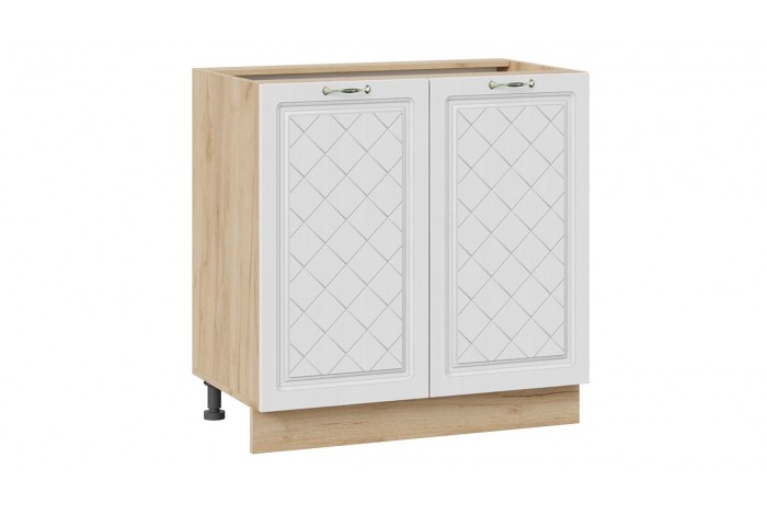 Кухонный гарнитур «Бьянка» длиной 180 см Дуб Крафт золотой, Дуб белый