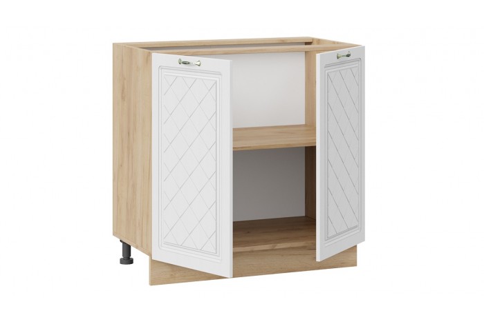 Кухонный гарнитур «Бьянка» длиной 180 см Дуб Крафт золотой, Дуб белый