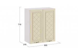 Кухонный гарнитур Бьянка длиной 180 см со шкафом НБ Белый, Дуб ваниль