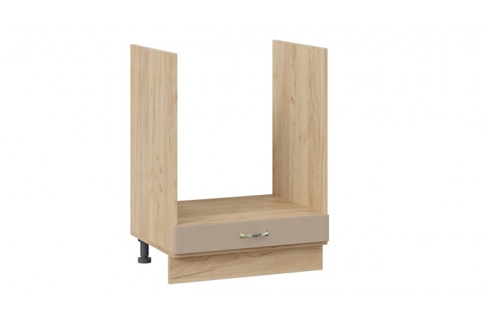 Кухонный гарнитур «Бьянка» длиной 180 см со шкафом НБ Дуб Крафт золотой, Дуб ваниль, Дуб кофе