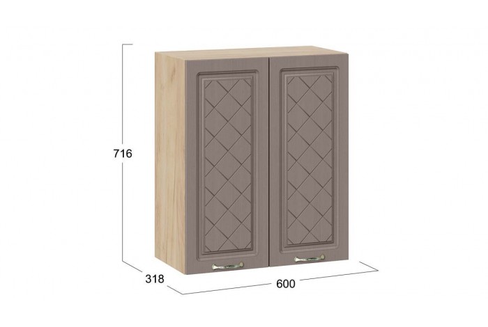 Кухонный гарнитур «Бьянка» длиной 180 см со шкафом НБ Дуб Крафт золотой, Дуб серый