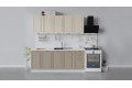 Кухонный гарнитур «Бьянка» длиной 200 см Белый, Дуб ваниль, Дуб кофе