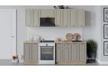 Кухонный гарнитур «Бьянка» длиной 240 (180) см Дуб Крафт золотой, Дуб ваниль, Дуб кофе