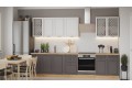 Кухонный гарнитур «Бьянка» №1 310 см Дуб Крафт золотой, Дуб белый, Дуб серый