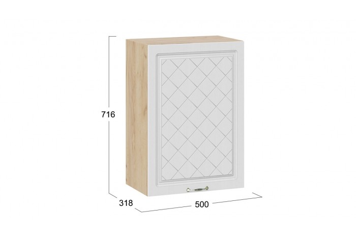 Кухонный гарнитур «Бьянка» №1 310 см Дуб Крафт золотой, Дуб белый, Дуб серый