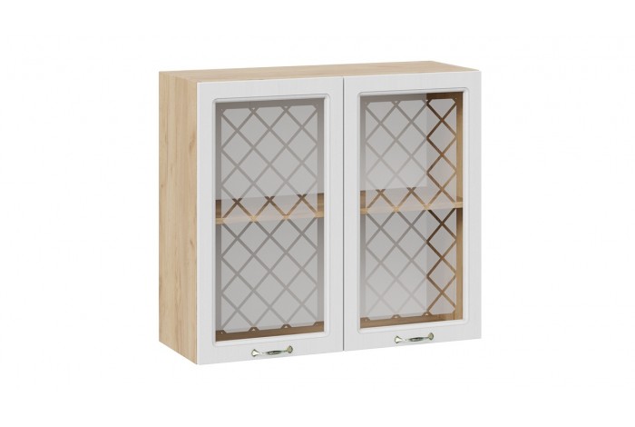 Кухонный гарнитур «Бьянка» №1 310 см Дуб Крафт золотой, Дуб белый, Дуб серый