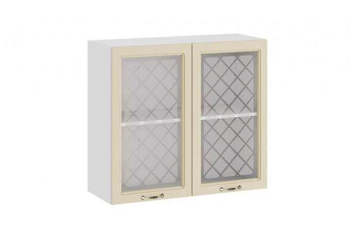 Кухонный гарнитур «Бьянка» №2 Белый, Дуб ваниль, Дуб кофе