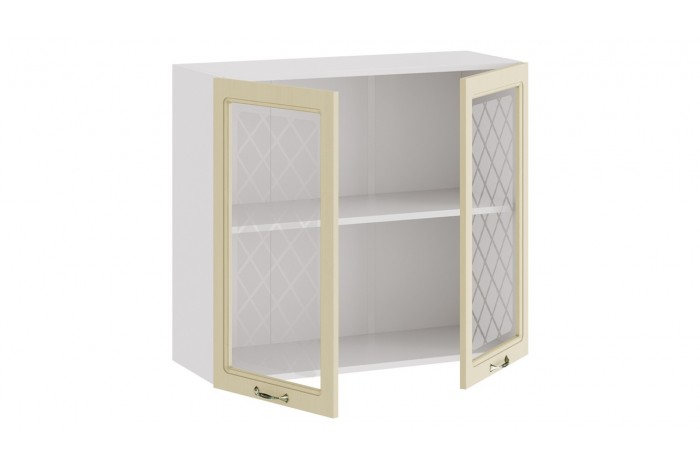 Кухонный гарнитур «Бьянка» №2 Белый, Дуб ваниль, Дуб кофе