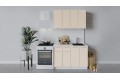 Кухонный гарнитур «Весна» длиной 120 см Белый, Ваниль глянец