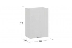 Кухонный гарнитур Весна длиной 150 см Белый, Белый глянец