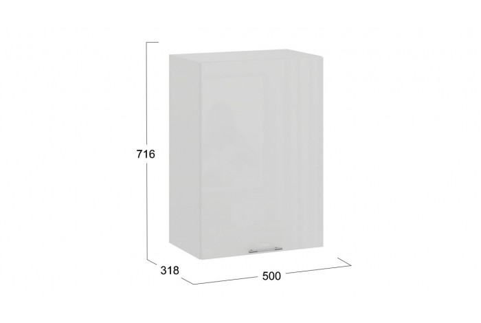 Кухонный гарнитур «Весна» длиной 150 см Белый, Белый глянец