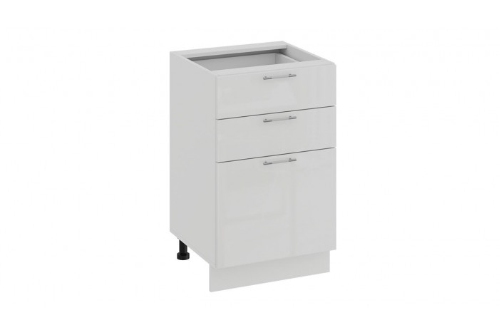 Кухонный гарнитур «Весна» длиной 150 см Белый, Белый глянец