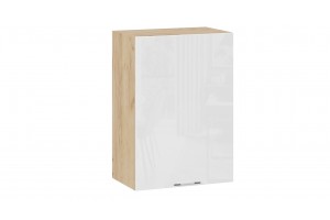 Кухонный гарнитур Весна длиной 150 см Дуб Крафт золотой, Белый глянец