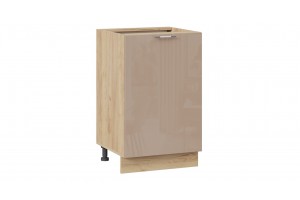 Кухонный гарнитур Весна длиной 150 см Дуб Крафт золотой, Белый глянец, Кофе с молоком