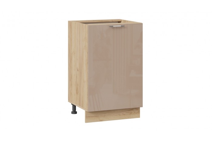 Кухонный гарнитур «Весна» длиной 150 см Дуб Крафт золотой, Белый глянец, Кофе с молоком