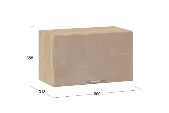 Кухонный гарнитур «Весна» длиной 220 (160) см Дуб Крафт золотой, Кофе с молоком