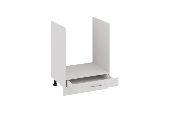 Кухонный гарнитур «Весна» длиной 160 см со шкафом НБ Белый, Белый глянец