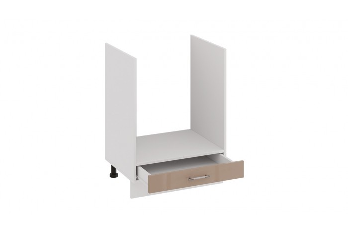 Кухонный гарнитур «Весна» длиной 180 см со шкафом НБ Белый, Кофе с молоком