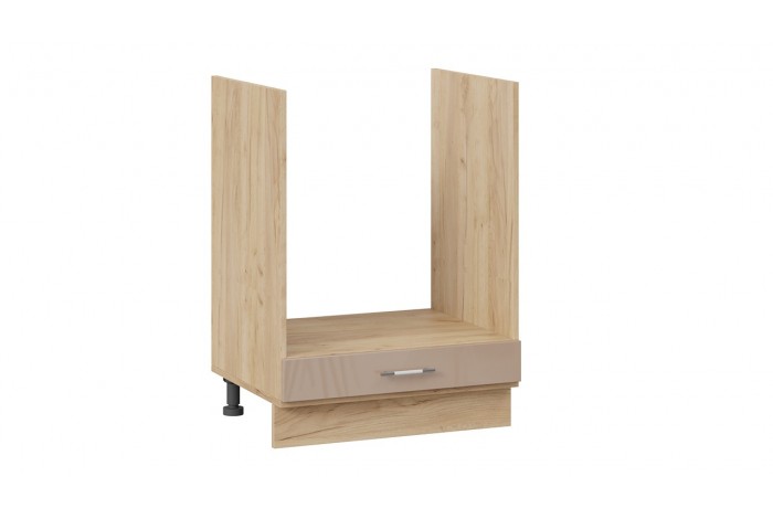 Кухонный гарнитур «Весна» №6 300 см Дуб Крафт золотой, Белый глянец, Кофе с молоком