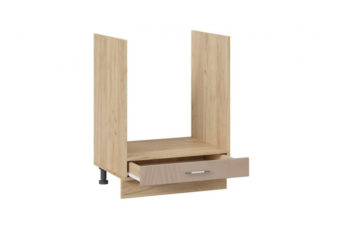 Кухонный гарнитур «Весна» №6 300 см Дуб Крафт золотой, Белый глянец, Кофе с молоком