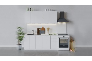 Кухонный гарнитур Весна длиной 180 см Белый, Белый  глянец