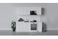 Кухонный гарнитур «Весна» длиной 220 (160) см Белый, Белый  глянец