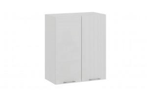 Кухонный гарнитур Весна длиной 220 (160) см Белый, Белый глянец