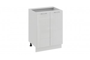 Кухонный гарнитур Весна длиной 120 см Белый, Белый глянец