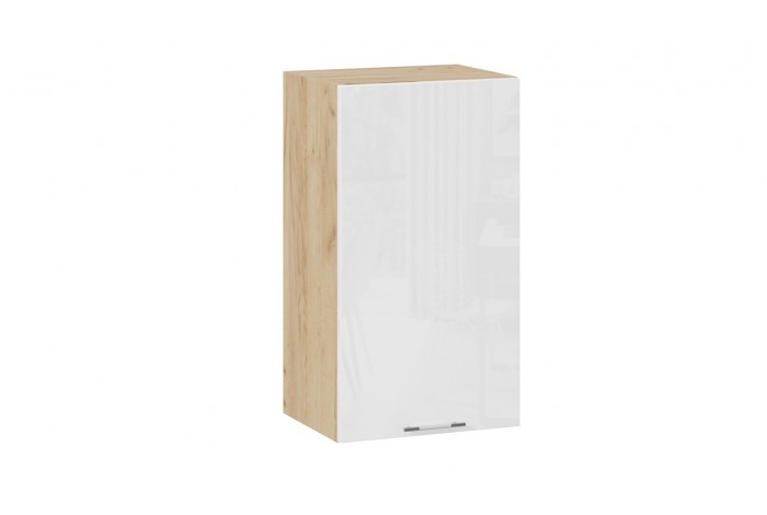 Кухонный гарнитур «Весна» длиной 220 (160) см Дуб Крафт золотой, Белый глянец, Кофе с молоком