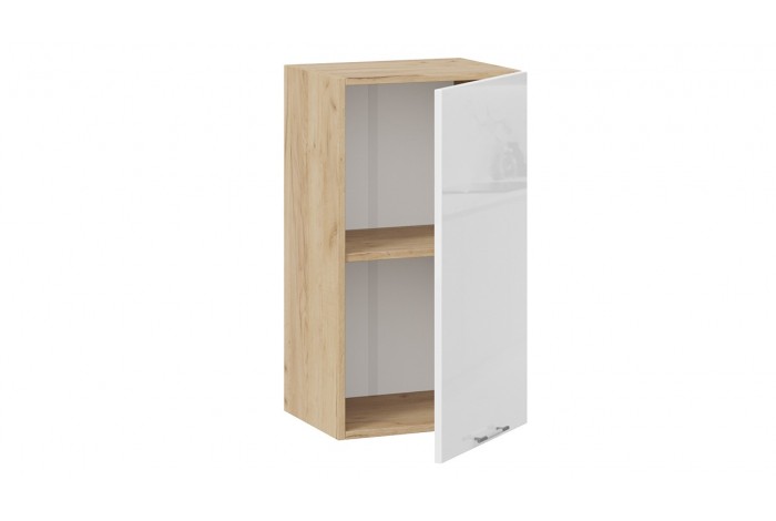 Кухонный гарнитур «Весна» длиной 220 (160) см Дуб Крафт золотой, Белый глянец, Кофе с молоком