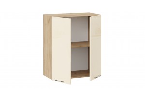 Кухонный гарнитур Весна длиной 120 см Дуб Крафт золотой, Ваниль глянец