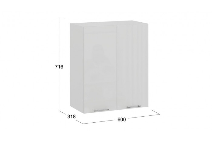 Кухонный гарнитур «Весна» №2 Белый, Белый глянец